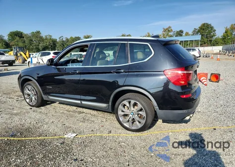 2016 BMW X3 xDrive28I из США, поврежденный, VIN 5UXWX9C55G0D70860